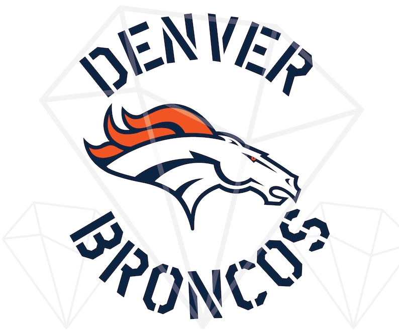 Download Denver Broncos SVG PNG bundle/ Repeat pattern cricut | Etsy
