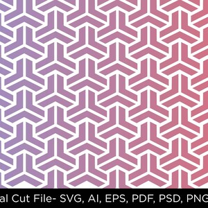 Repeat Pattern Stencil Cut File SVG