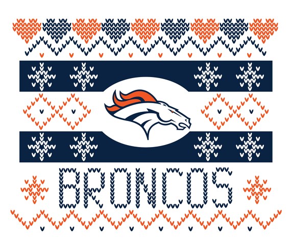 denver broncos ugly sweater