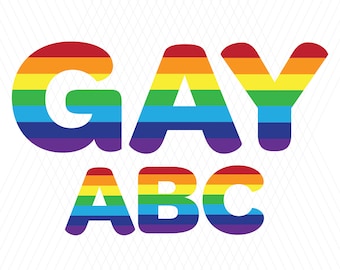 Rainbow Stripe Letters Alphabet, Numbers and Hearts SVG PNG bundle/ Clip Art Cricut Silhouette