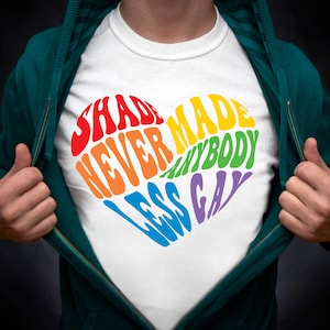 Shade Never Made Anybody Less Gay SVG para sublimación o archivo cortado para Cricut y Silhouette