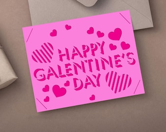 Galentine's Day Card Cut File – Cricut SVG PNG Clipart