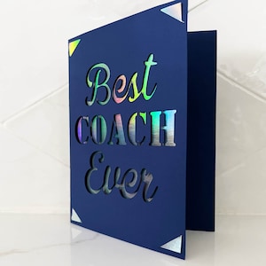 Meilleur entraîneur de tous les temps / cricut ou cricut joy insert card easy corner card SVG PNG clipart