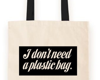 I don't need a plastic bag! svg png Bundle – Eco-Friendly Digital Art for Cricut & Silhouette