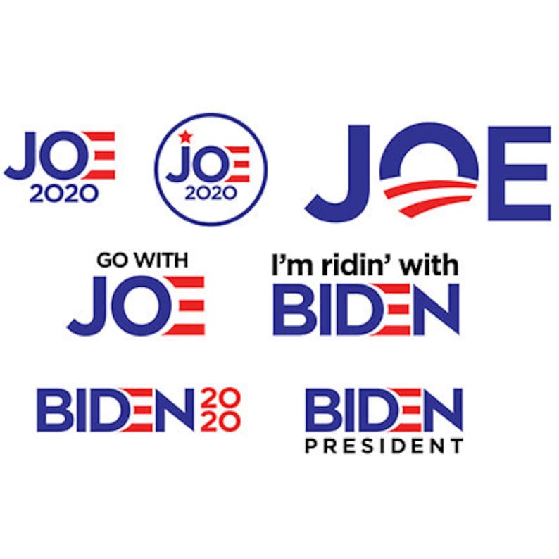 Joe Biden SVG PNG bundle/ Go with Joe/ Biden Logo/ Im ridin with Biden/ Biden President Obama graphic Clipart cricut silhouette image 1