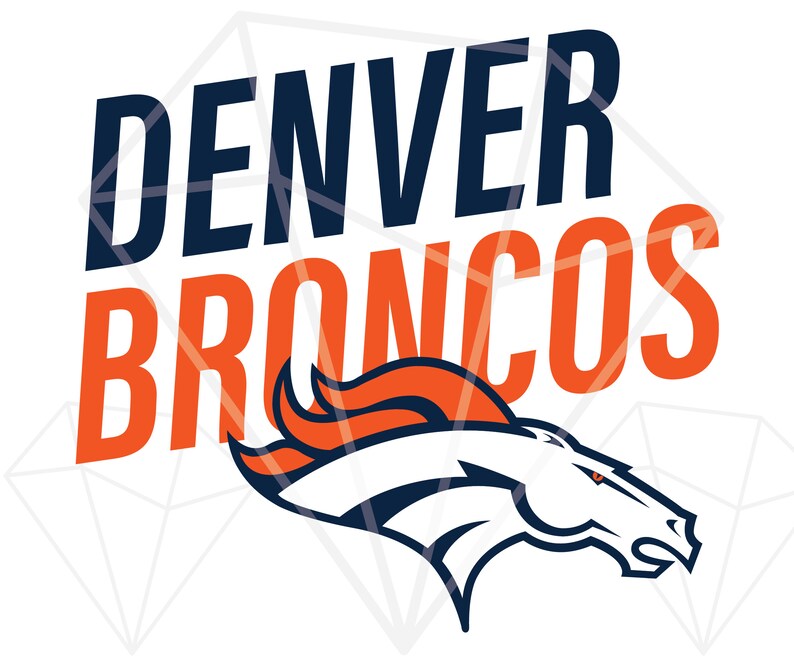 Download Denver Broncos SVG PNG bundle/ Repeat pattern cricut | Etsy
