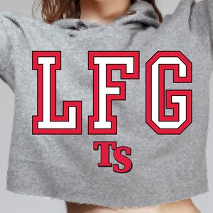 Taylor Swift + Kansas City Chiefs "LFG" SVG PNG Bundle für Sublimation oder geschnittene Datei für Cricut und Silhouette