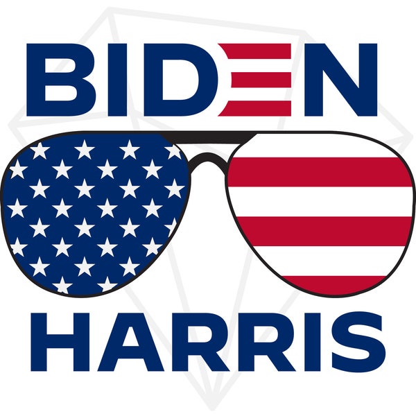 Biden Harris Svg Bundle / Kamala and Joe Aviators Flag Art Png Svg digital art to print or cut cricut silhouette- 4 ORIGINAL designs!