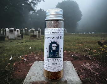 Respectfully Collected Graveyard Dirt for Spells, Spirit Work (20ml)