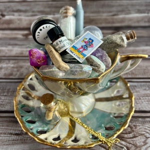 Sea Witch Crystal Confetti Scoop: Mermaid Mystery Box with Herbs & Oils