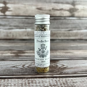 Protection Herb Incense Blend: Cleansing Rituals, Witchcraft (20ml)