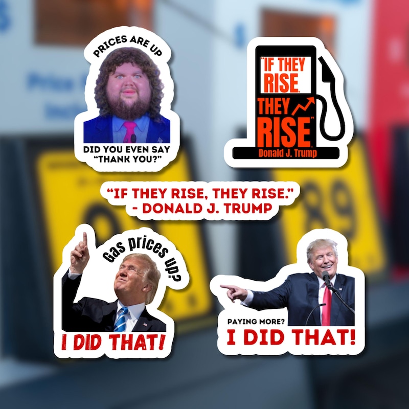 Trump Did This Stickers - Etsy