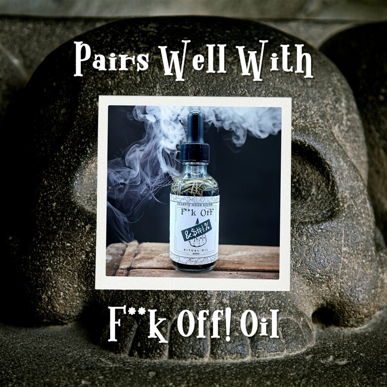 pairs well with fuck off return to sender oil