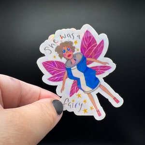 She Was A Fairy Sticker • Vinyl Decal With Holographic Laminate