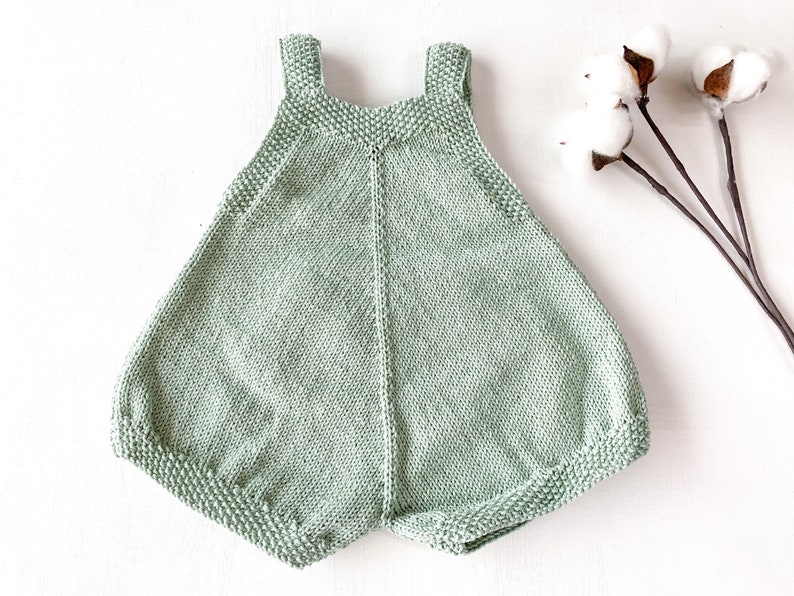 Gift for baby Cotton baby romper 0-6 months Knitted baby romper Macrame pacifier clip with rainbow