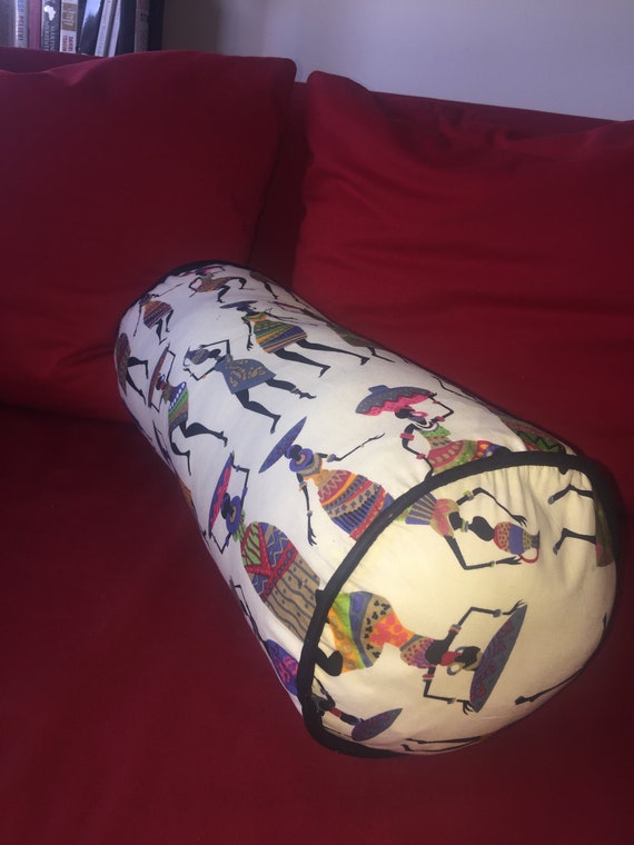 cylinder couch pillows