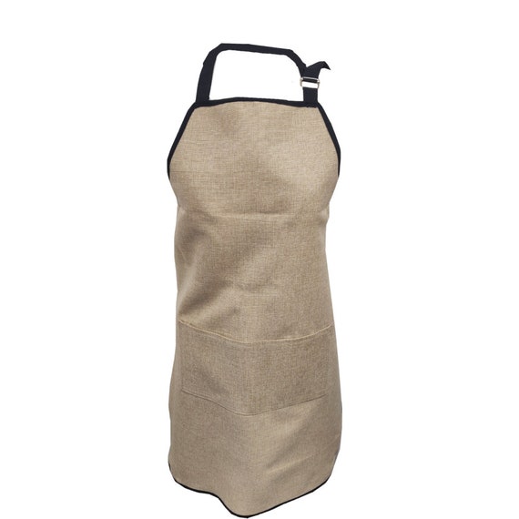 Burlap Apron Sublimation Blank Rustic Café Restaurant Etsy
