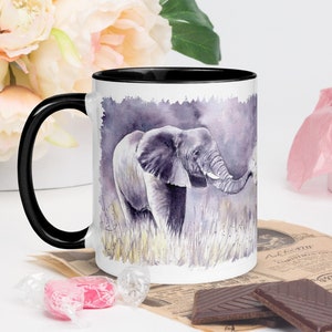 Elephant Mug Elephant Coffee Mug Elephant Coffee Cup - Personalized Gift Gifts for Women Gifts for Men