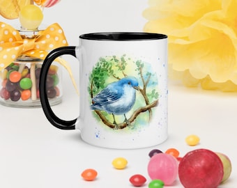 Bird Coffee Cup Custom Bird Cup - Gepersonaliseerde minnaarcadeaus voor vrouwencadeaus voor mannen