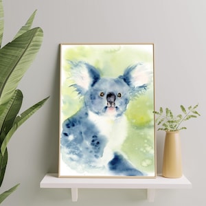 Koala Bear Nursery Wall Art Painting Print