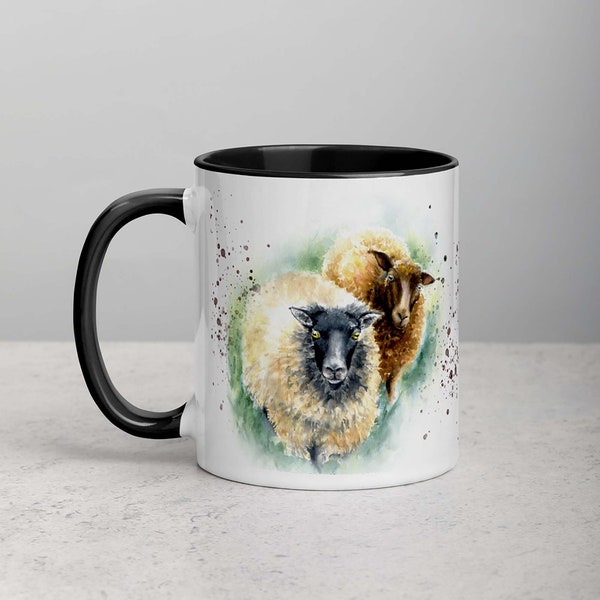 Schaf-Kaffeetasse Schaf-Kaffeetasse Schaf-Kaffeetasse - Personalisierte Schaf-Liebhaber-Geschenk-Geschenke für Frauen-Geschenke für Männer