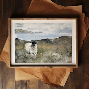 Serene Watercolor Prints of the Scottish Countryside