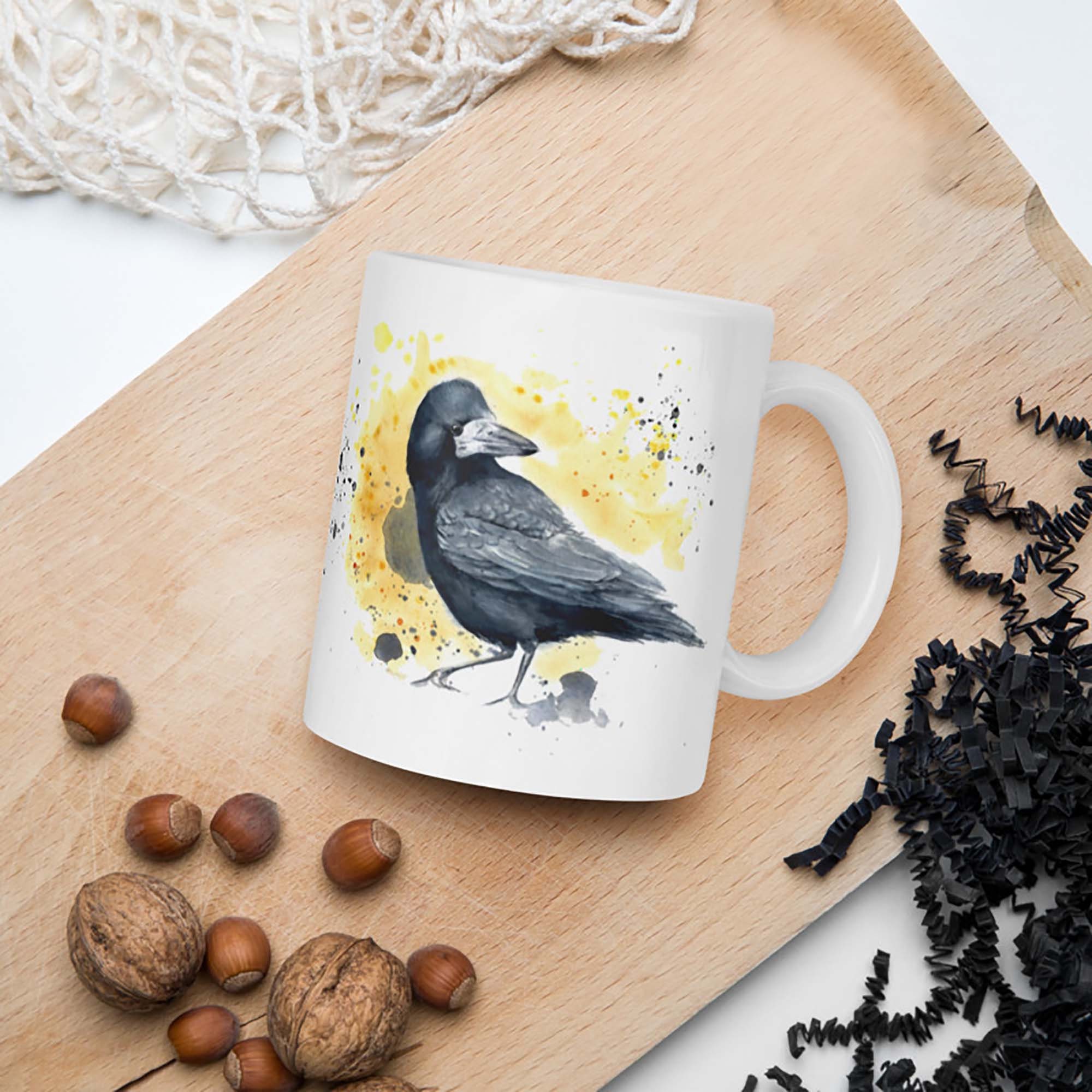 Raven Mug Crow Coffee Raven Cup - Cadeaux Personnalisés Lover Pour Femmes