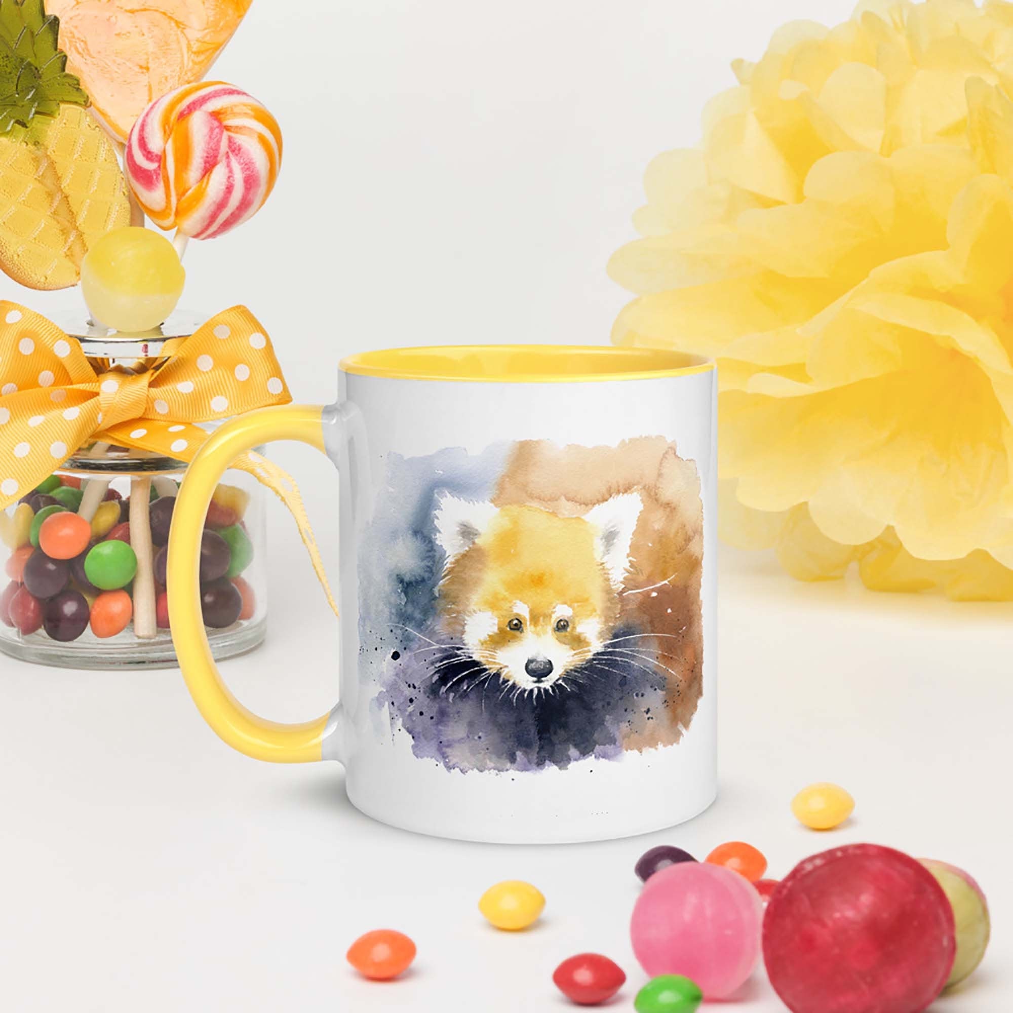 Red Panda Mug Red Coffee Cup - Cadeaux Personnalisés Pour Femmes Hommes