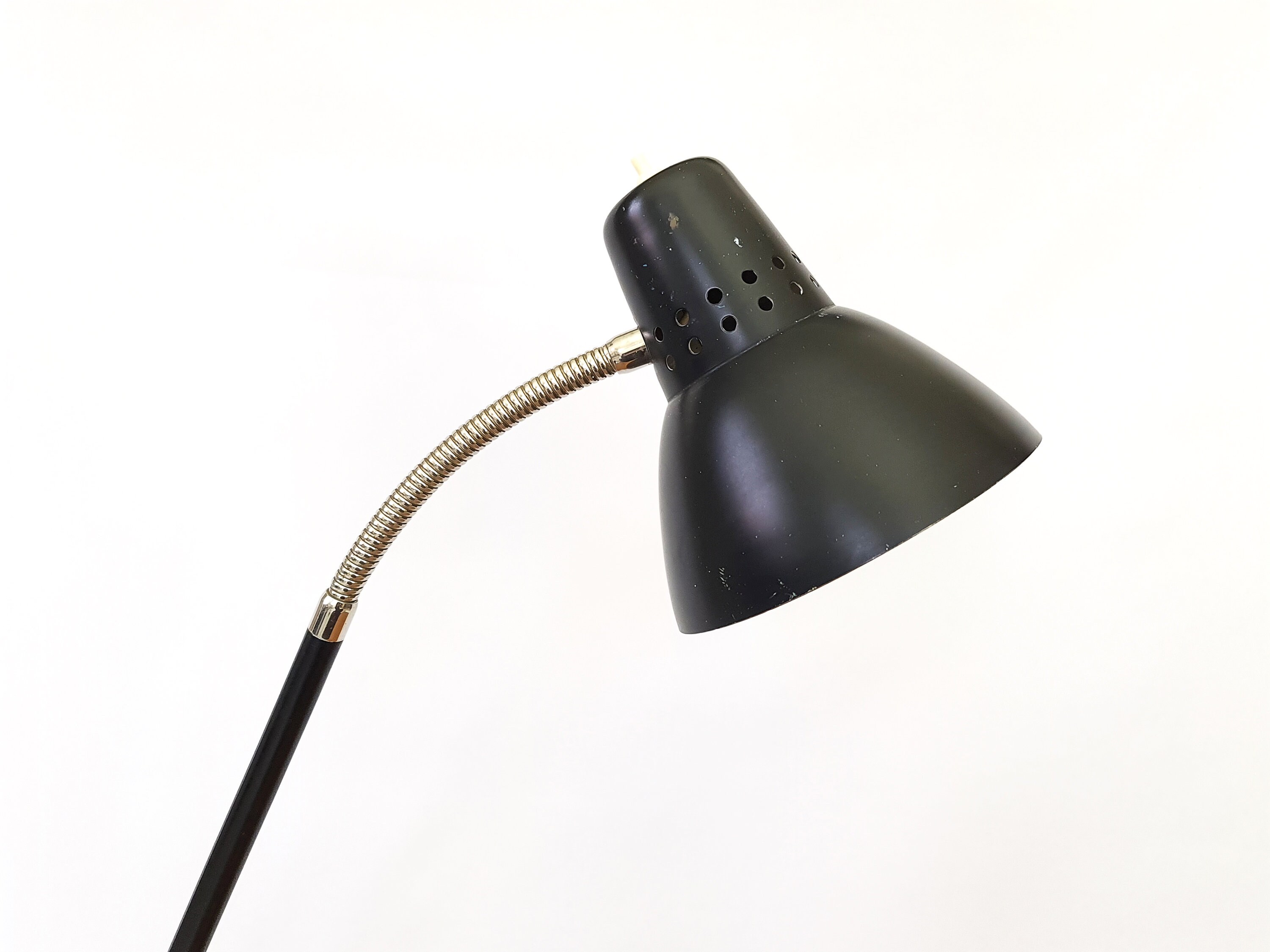 Industrial work bench / desk lamp from L.S.A Sweden. 1950s. Etsy