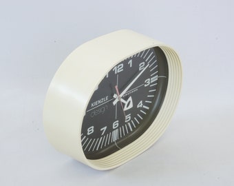 Vintage Kienzle Design Table Clock, 1960s Space Age, Mid Century Modern