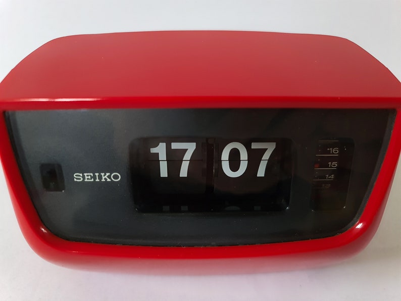 Electric Alarm Flip Clock SEIKO Model SDA 573 in Perfect Etsy
