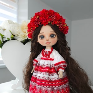 Ukrainian dolls Handmade doll Ukrainian folk doll Fabric doll Cloth doll Rag doll Interior Art doll Home decor Cute doll Ukrainian gift