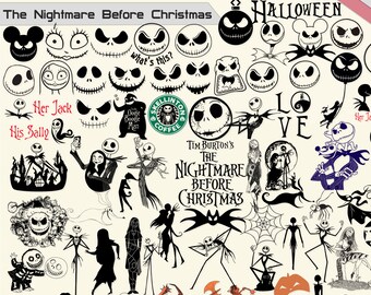 Download Nightmare Before Christmas Svg Etsy PSD Mockup Templates