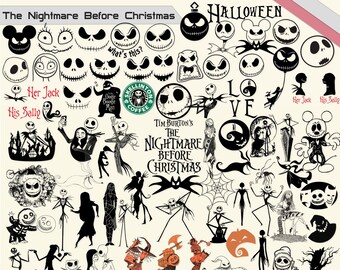 Download Free Nightmare Before Christmas Svg Etsy SVG DXF Cut File