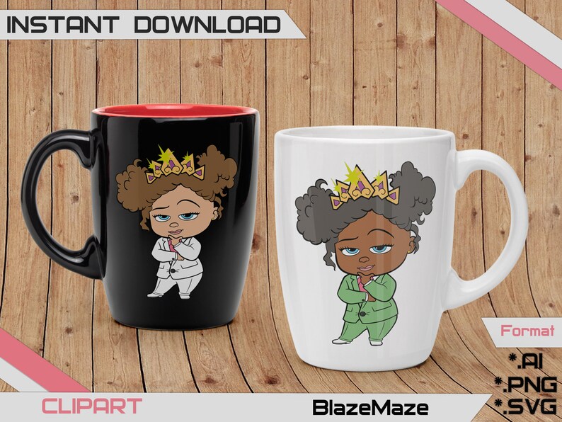 Download Baby girl svg png ai boss baby girl african american girl ...