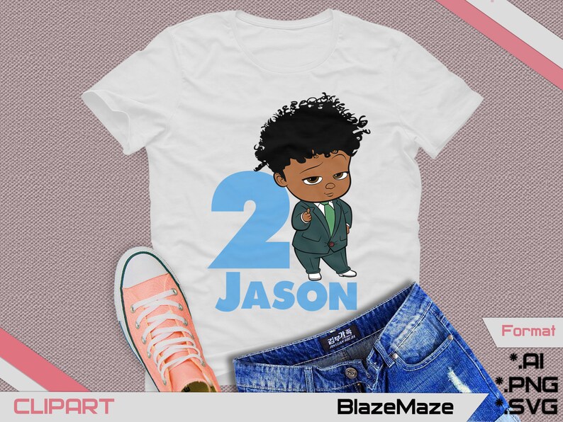 Download African american baby svg baby boy svg png ai afro baby | Etsy