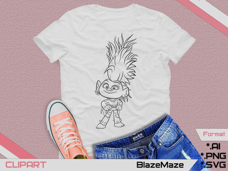 Free Free Queen Barb Trolls Svg 265 SVG PNG EPS DXF File