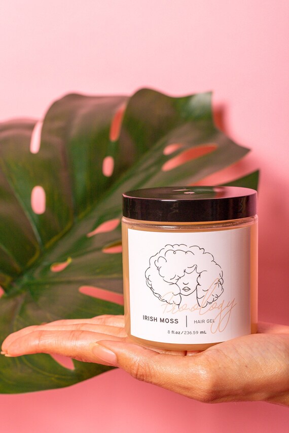Irish Moss Hair Gel Golden Jamaican Sea Moss Dr. Sebi Etsy
