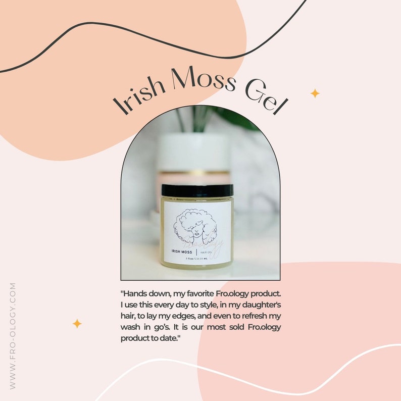 Irish Moss Hair Gel image 6