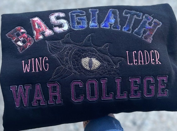 Basgiath Wing Leader Sweatshirt | 4th Wing | War College | Moody
