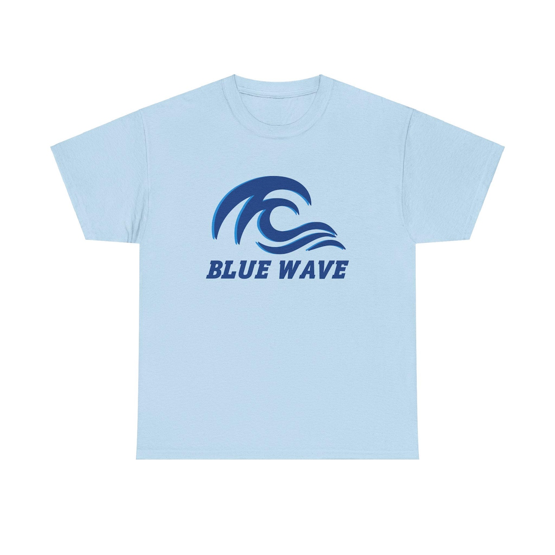 Rusty Wavers Tides Tee Retro Blue & White