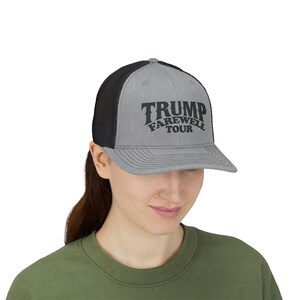 Trump Farewell - Embroidered Trucker Cap image 3
