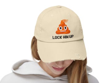 Lock Him Up - Distressed Cap