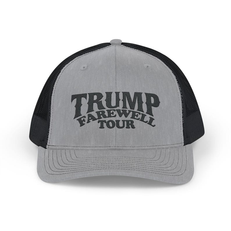 Trump Farewell - Embroidered Trucker Cap image 1