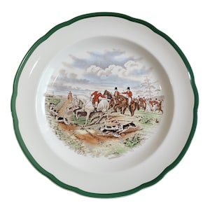 Dinner Plates With Hunting Scenes - Etsy
