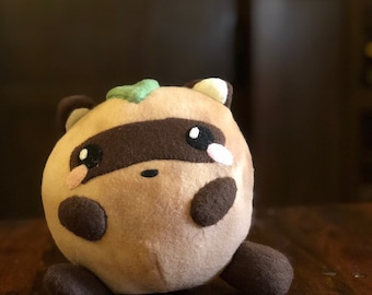 たぬきタヌキのポーズが取れるぬいぐるみアートドールを予約注文