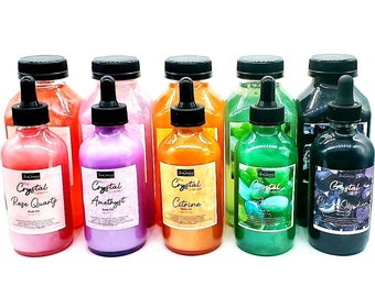 The Crystal Collection - Inspired by Crystals! - Luxury Bubble Bath/Body Wash, Body Oil, & Body Mist