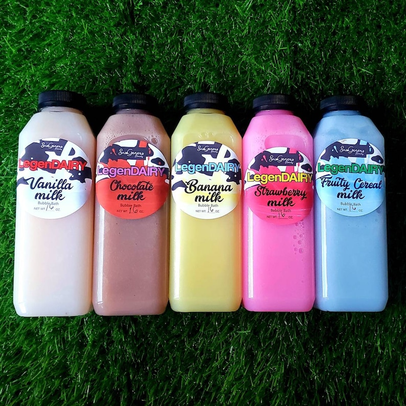 LegenDAIRY Milk Bubble Bath - Creamy Milk Body Wash - Inspired by Flavored Milk!