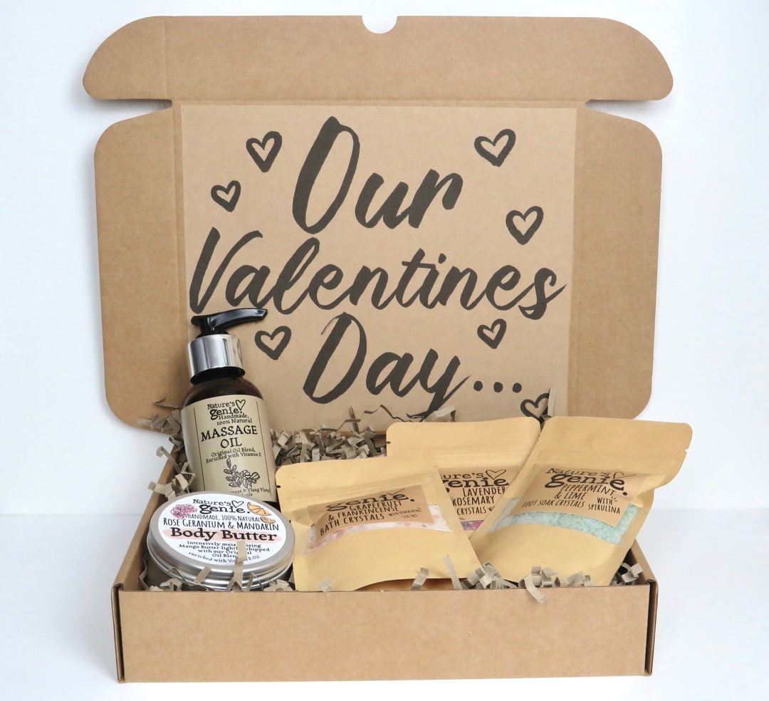 Valentines Couples Home Spa Gift Set With Massage Oil Couples Etsy UK