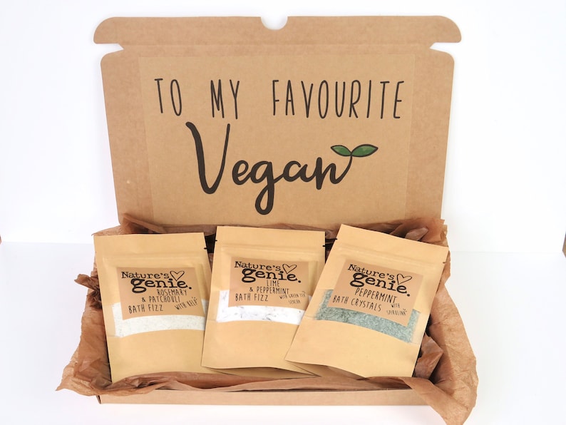 Vegan bath fizz Gift set Organic Bath Gift set Letterbox Gift Etsy
